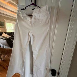 Boston Proper Wide Leg White Pants